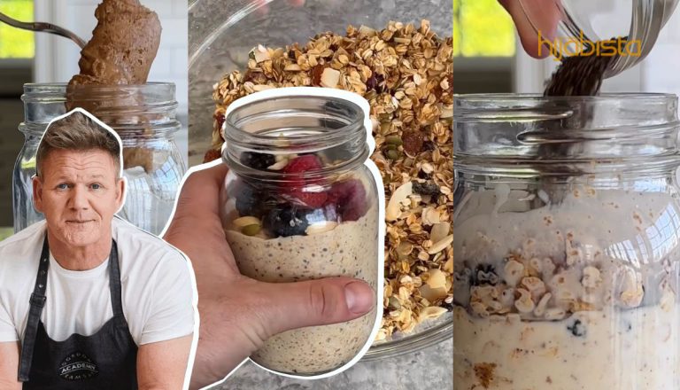 Gordon Ramsay Kongsi Resepi Overnight Oat Pantas, Mudah Dan Sedap. Pehh Pagi Yang Sempurna!