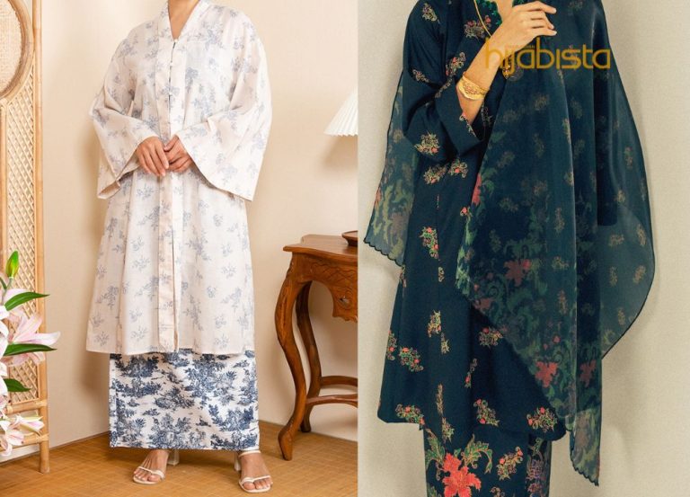 Cantik Terletak, Ini Tip Potongan Baju Kurung Yang Sesuai Untuk Baju Raya. Tampak Langsing!