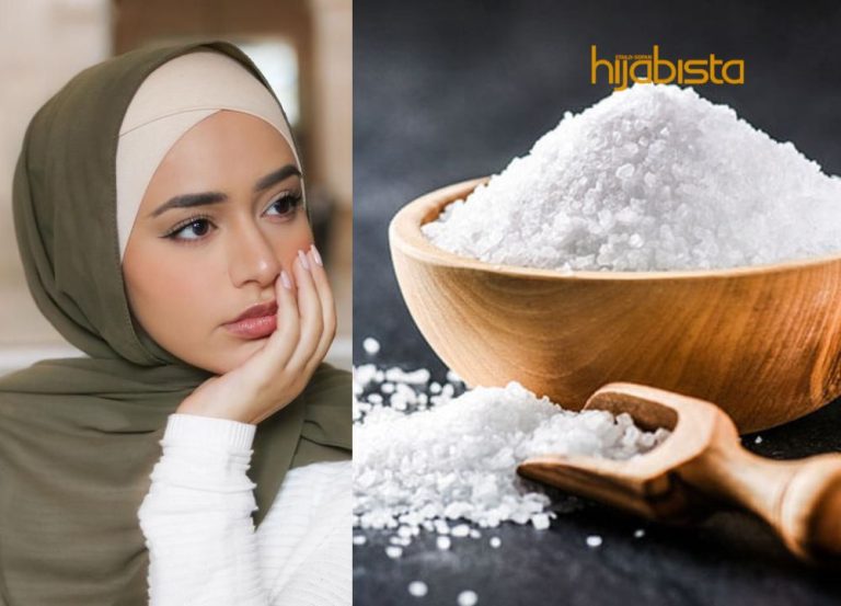 Air Garam Boleh Hilangkan Masalah Rambut Hijabi, Cubalah!