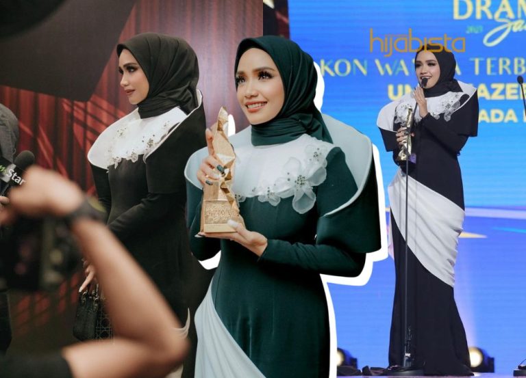 Pertama Kali Berjaya Pegang Trofi, Ummi Nazeera Akui Satu Kejayaan Selama 16 Tahun Sebagai Pelakon