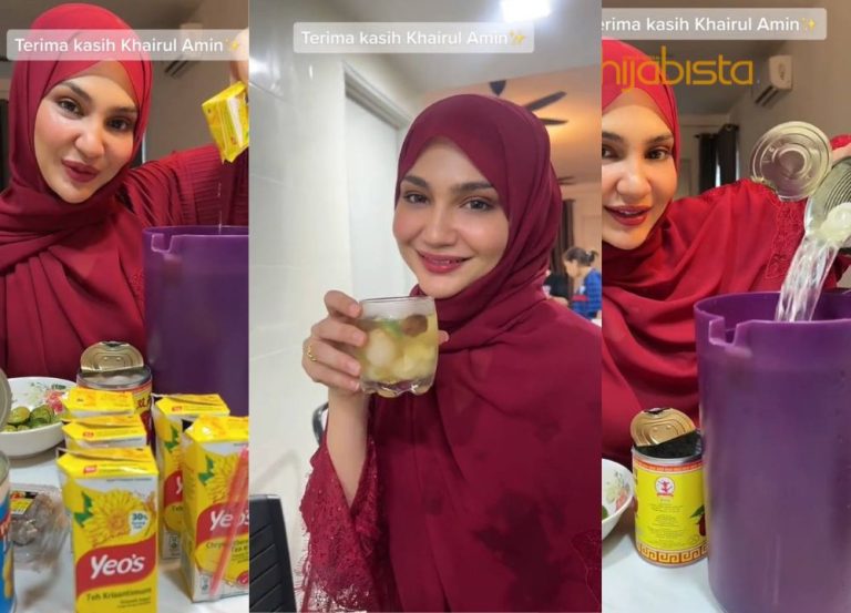 Nadia Brian Pun Dah ‘Try’ Resepi Berbuka Khairul Aming, Tapi Penampilannya Pula Jadi Perhatian!