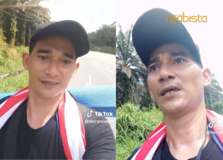 Penuhi Hasrat Hati Ke Tanah Suci, Lelaki OKU Tekad Jalan Kaki Ke Mekah!