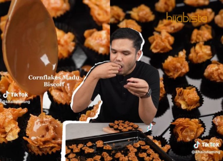 Syawal Hampir Tiba, Jom Cuba Inovasi ‘Cornflakes Madu Biscoff’ Khairul Aming Yang Mudah Dan Lazat Ni!