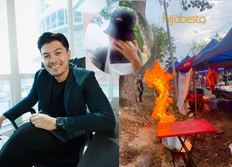 Hafiz Mahamad Ingin Membantu Peniaga Bazar Ramadan Yang Berdepan Nasib Buruk Gerai Terbakar.