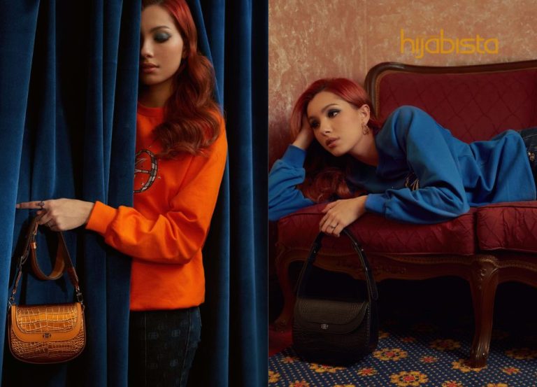 Lari Dari Kebiasaan, Kombinasi Warna Pilihan Amelia Henderson Untuk Koleksi Raya Ini Unik Dan Selesa.