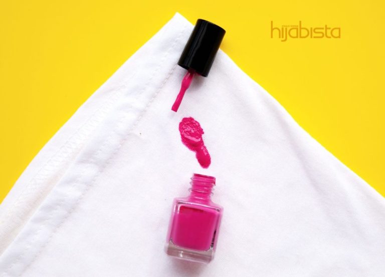 Cara Menghilangkan Kesan Kotoran Penggilap Kuku Pada Pakaian, Pertama Perlu Bertenang!