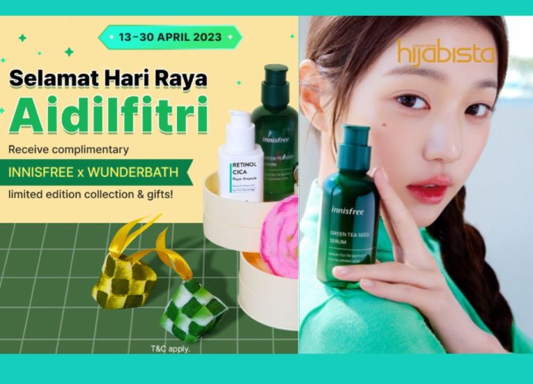 Dambakan ‘Kulit Raya’ Cerah Berseri? Set Promosi Aidilfitri INNISFREE Tawarkan Potongan Sehingga RM206!