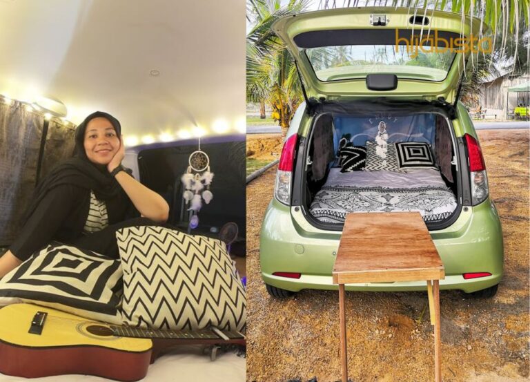 Modal Tak Sampai 1K, Ubahsuai Myvi Jadi ‘Campercar’ Pusing Malaysia! Hijabi Ini Cetus Inspirasi