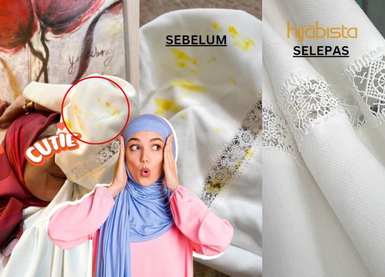 Ya Allah! Baju Raya ‘Berjenama’ Terkena Minyak Rendang? Chill, Buat Macam Ni Je Sis