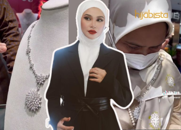 “Memang Suka Buat Mama Menangis” – Anzalna Nasir Menghadiahkan Ibu Seutas Rantai