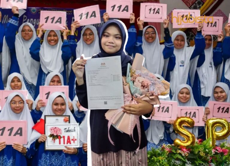 Hilang Ayah Sebulan Sebelum Menduduki SPM, Hijabi Ini Buktikan ‘Dugaan Berat’, Bukan Penghalang Gapai Kecemerlangan!