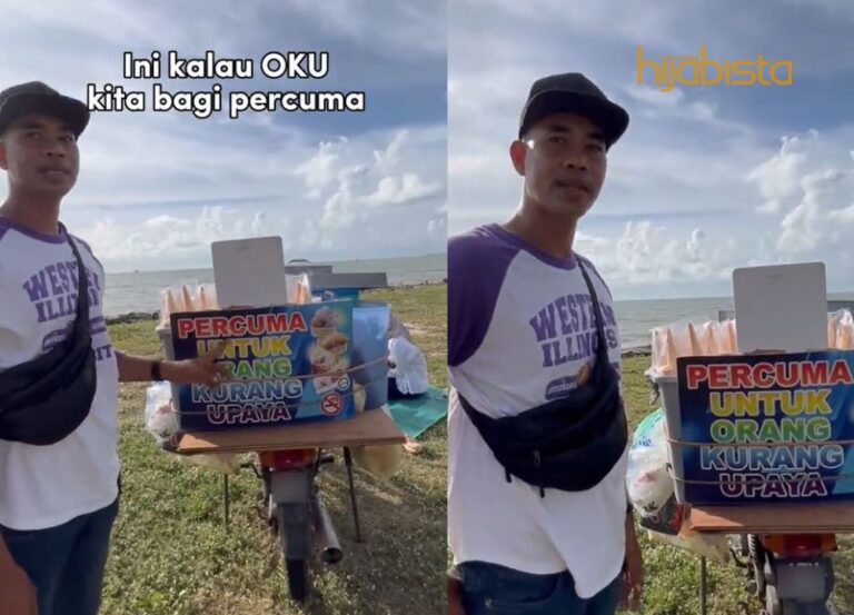 Tak Perlu Kaya Untuk Jadi ‘Pemurah’, Lelaki Ini Tawar Ais Krim Percuma Khas Buat Golongan OKU!