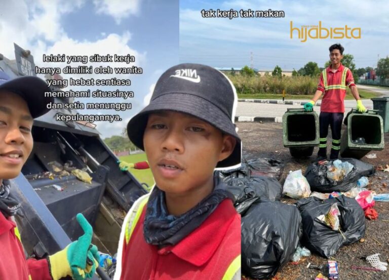 Pemuda Inspirasi! Tak Malu ‘Kutip Sampah’ Ganti Tugas Ayah, Bela Nasib Adik Beradik Dan Ibu!