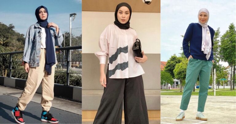 5 Gaya Fesyen ‘On-Point’ Selebriti Berhijab Ini Boleh Dijadikan Inspirasi Gaya Harian