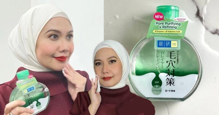 Wajah Kembali Suci, Mekap & Kotoran Degil Tanggal Serta-Merta Dengan Hada Labo Micellar Cleansing Water