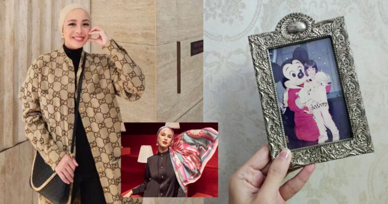 Terjumpa Foto Lama Bersama ‘Mickey Mouse’ Di Disneyland, Cetus Idea DATIN VIVY YUSOF Perkenal Koleksi Tudung Istimewa
