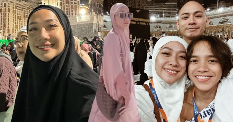 Penampilan Bertudung BUNGA CITRA LESTARI Ketika Tunai Umrah Bersama Suami, Anak & Ibu Raih Tumpuan!