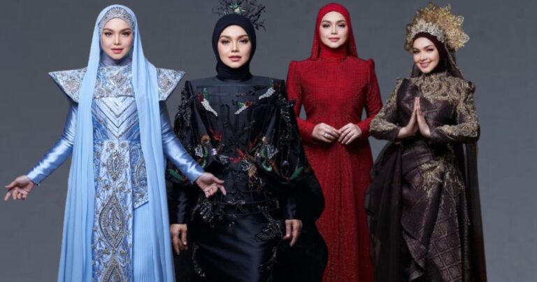 ‘Macam Patung, Cantiknya!” Busana Konsert Raih Pujian DS SITI NURHALIZA Titip Penghargaan Buat Pereka Fesyen