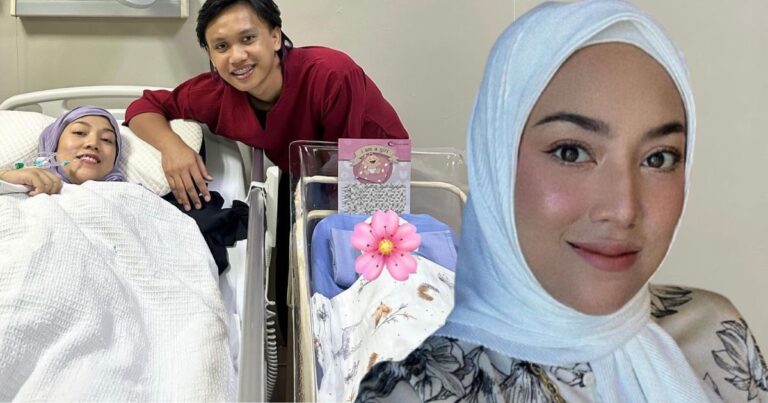 “Bayi Perempuan Kami Sudah Lahir. Assalamualaikum Rhea Akira” Shila Amzah & Ubai Timang Cahaya Mata Kedua