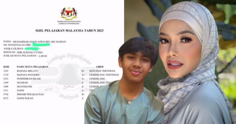 “Ibu Tak Pandai, Biarlah Anak Pandai” ZARINA ZAINDUDDIN Luah Syukur Anak Raih 6A Dalam SPM