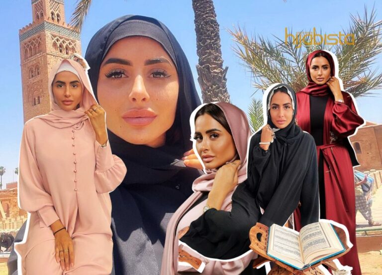 Dua Hari Setelah Peluk Islam, Aktres Perancis Marine El Himer Jejak Kaki Ke Tanah Suci Tunaikan Umrah