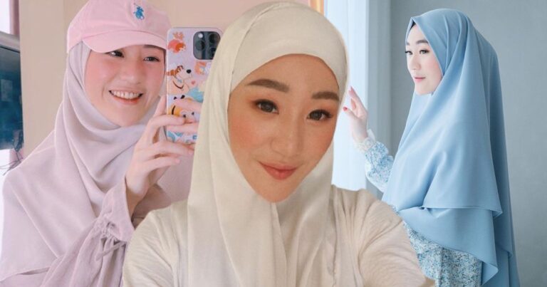 7 Inspirasi Gaya Hijab LARISSA CHOU Tetap Nampak Stylish Walaupun Menutupi Dada