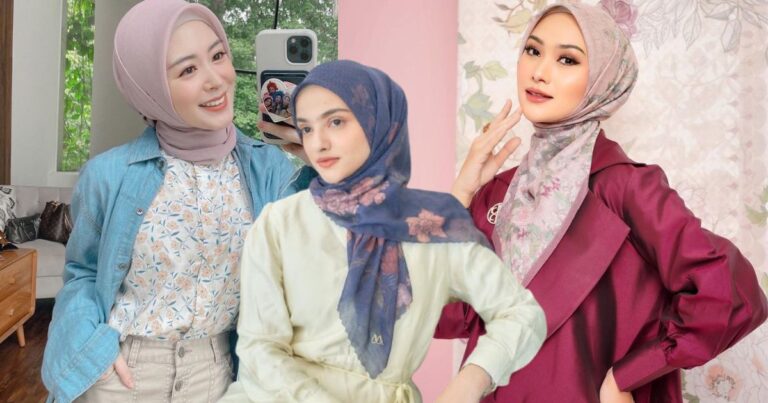 4 Inspirasi Gaya Selebriti Popular Pakai Tudung Bawal, Ringkas & Stylish!