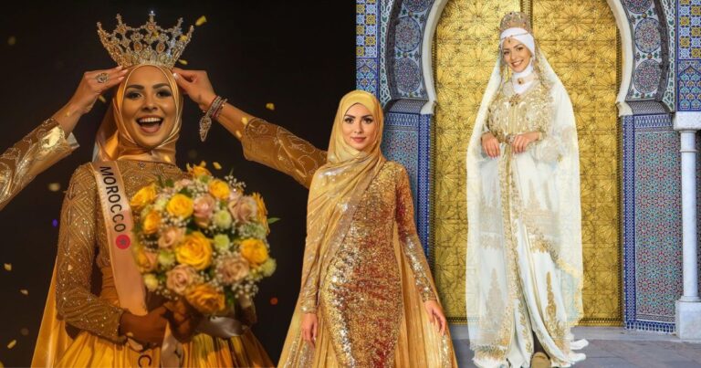 Kenza Layli, Ratu Cantik Miss AI Pertama Di Dunia Sopan Berhijab!