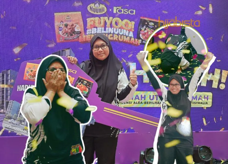 Hijabi Sujud Syukur, Allah Beri ‘Rezeki Terpijak’ Dapat Rumah Pertama PERCUMA!