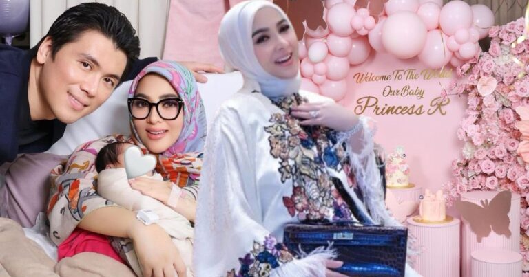 Cantiknya Dekorasi Bilik Jagaan Selepas Bersalin SYAHRINI, Rona Merah Jambu Jadi Pilihan