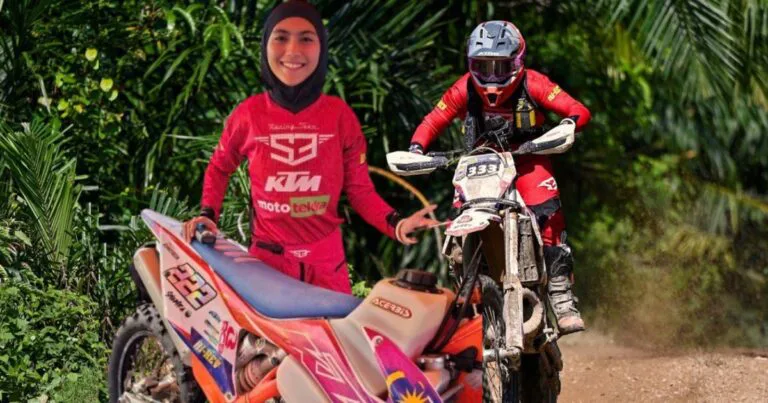 Cabar Diri Ceburi Sukan Motosikal Lasak Sejak 17 Tahun Lalu SHAMIRA Tidak Gentar