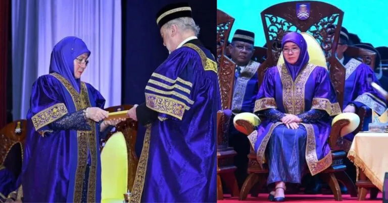 Tunku Azizah Dianugerahkan Ijazah Kehormat Doktor Seni Kreatif UiTM