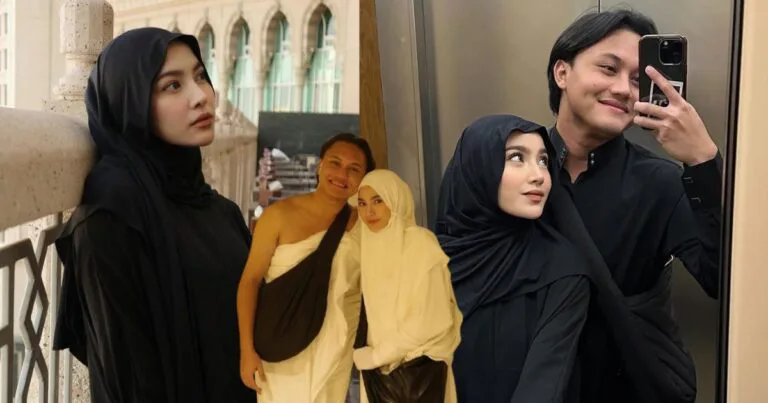 “Terserlah Aura Islamik” Perjalanan Rohani Pertama MAHALINI, Manis Berhijab Ketika Tunai Umrah