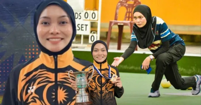 Terus Lakar Sejarah, Atlet Berhijab NOR FARAH AIN Kini Jaguh Dunia Boling Padang