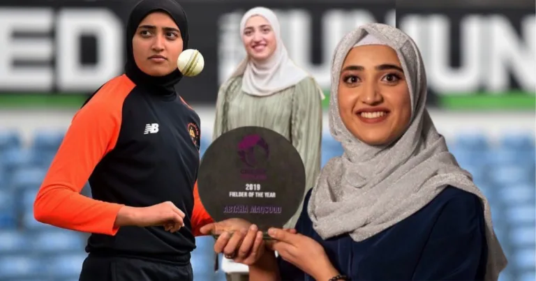 Asal Pakistan ABTAHA MAQSOOD Hijabi Pertama Di England Bergelar Atlet Kriket Antarabangsa