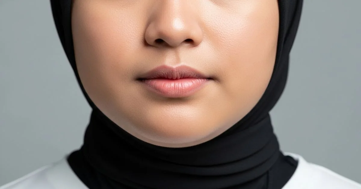 Double Chin Jadi Punca Hijabi Hilang Keyakinan? Ini Sebab Badan Slim Pun Ada Dagu Berlapis