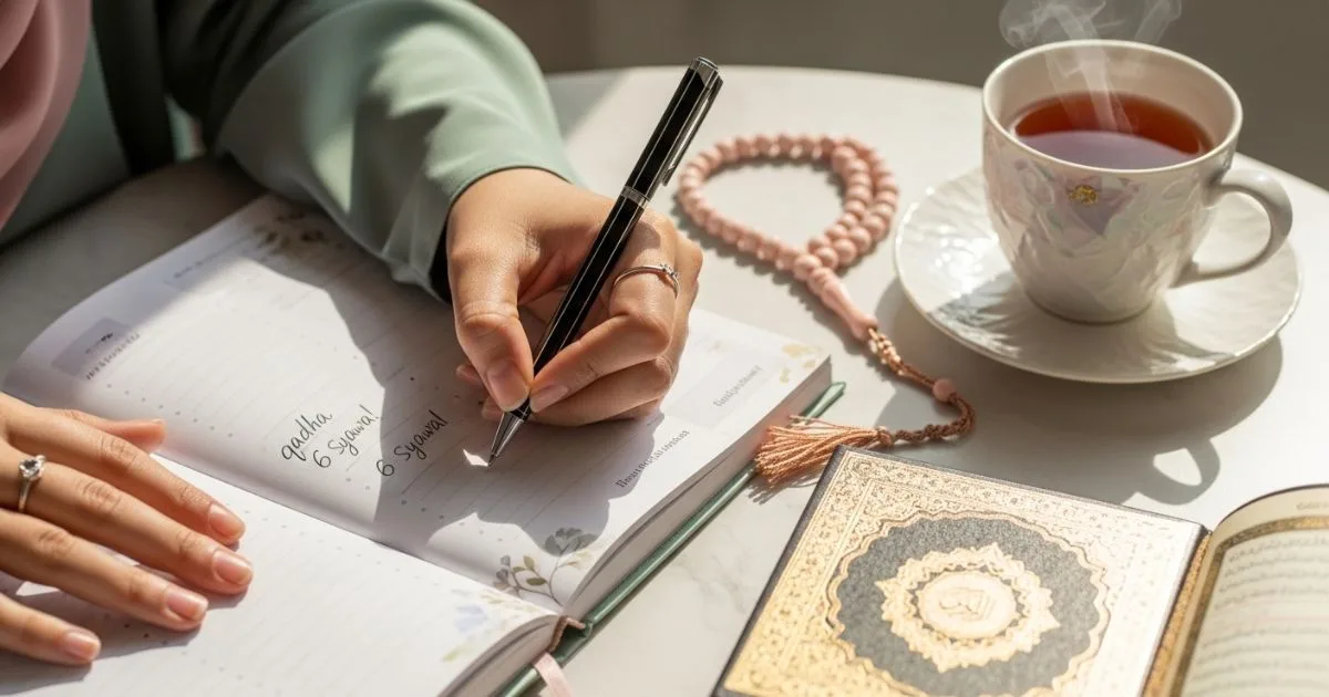 Puasa 6 Syawal atau Qadha Dulu? Jawapan Tepat & Panduan Lega Untuk Wanita