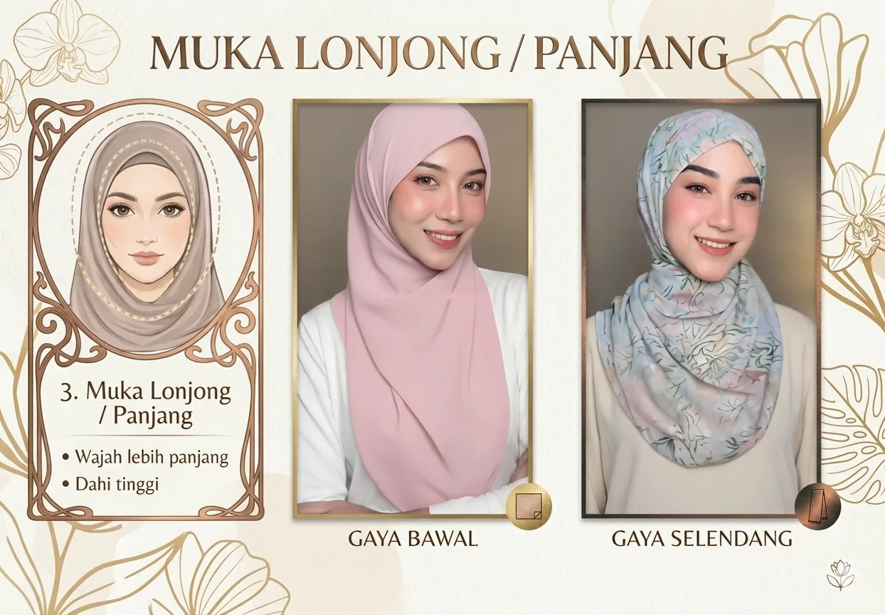 Gaya Tudung Ikut Bentuk Muka! Panduan Penting Agar Tampil Lebih Yakin & Manis di Hari Raya 9 Gaya Tudung Ikut Bentuk Muka! Panduan Penting Agar Tampil Lebih Yakin & Manis di Hari Raya