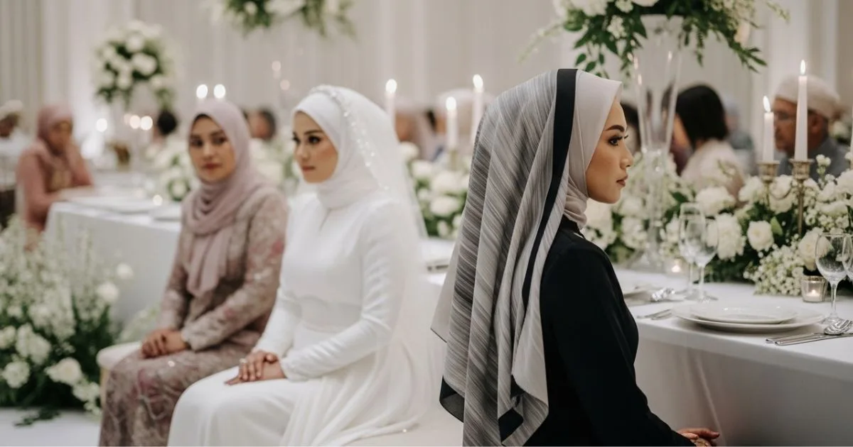 Trend Pakai Selendang Atas Kepala Ke Majlis Kahwin, Wanita Tegur Jangan Overshadow Pengantin