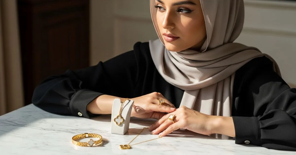 Perhiasan Daun Clover Jadi Trend, Ini Hukum Pemakaiannya Dalam Islam