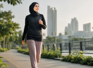 Brisk Walking 15 Minit Sehari, Rahsia Mudah Hijabi Kekal Sihat Walau Sibuk