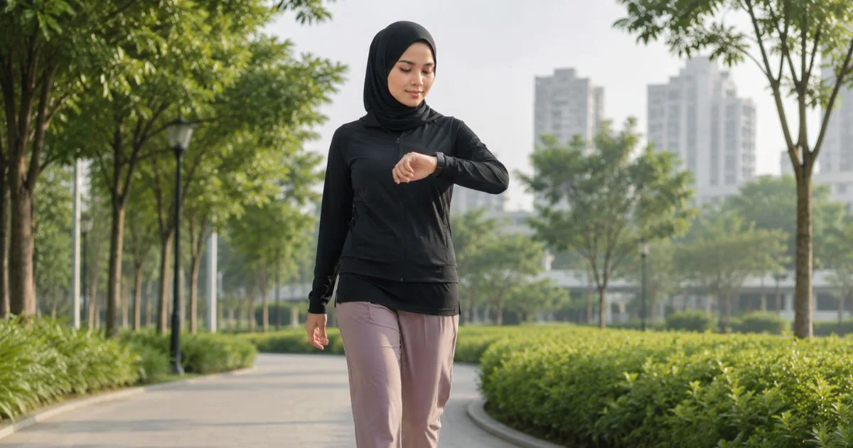 Brisk Walking 15 Minit Sehari, Rahsia Mudah Hijabi Kekal Sihat Walau Sibuk 5 Brisk Walking 15 Minit Sehari, Rahsia Mudah Hijabi Kekal Sihat Walau Sibuk