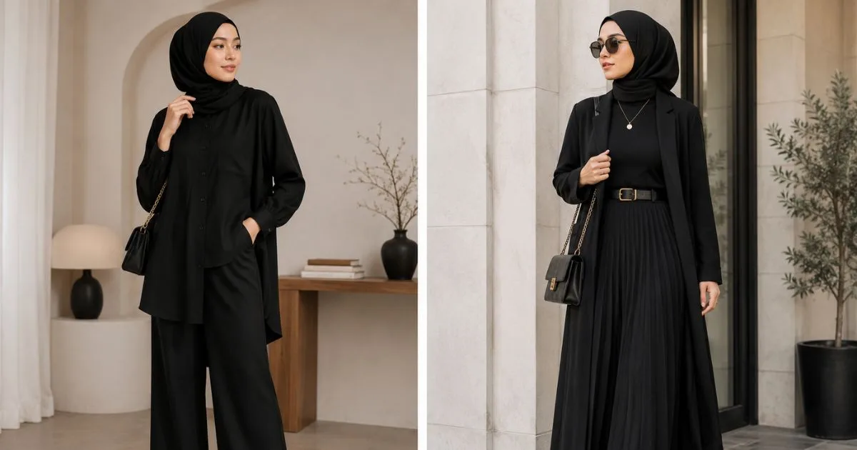 Baju Hitam Nampak Slim? 6 Trik Powerful Untuk Gaya Lebih Menawan 3 Baju Hitam Nampak Slim? 6 Trik Powerful Untuk Gaya Lebih Menawan