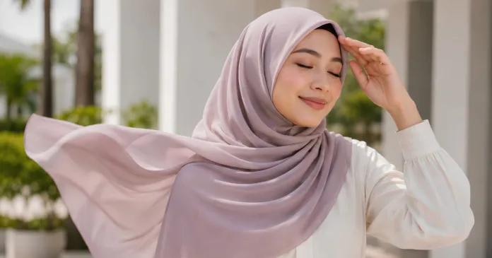 material tudung