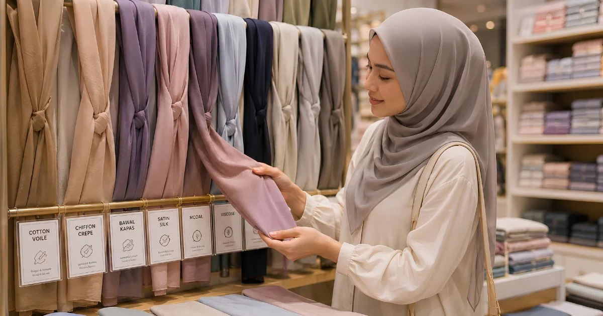 Tudung Cepat Lencun Bila Cuaca Panas? Ini Fabrik Yang Lebih Selesa 2 Tudung Cepat Lencun Bila Cuaca Panas? Ini Fabrik Yang Lebih Selesa