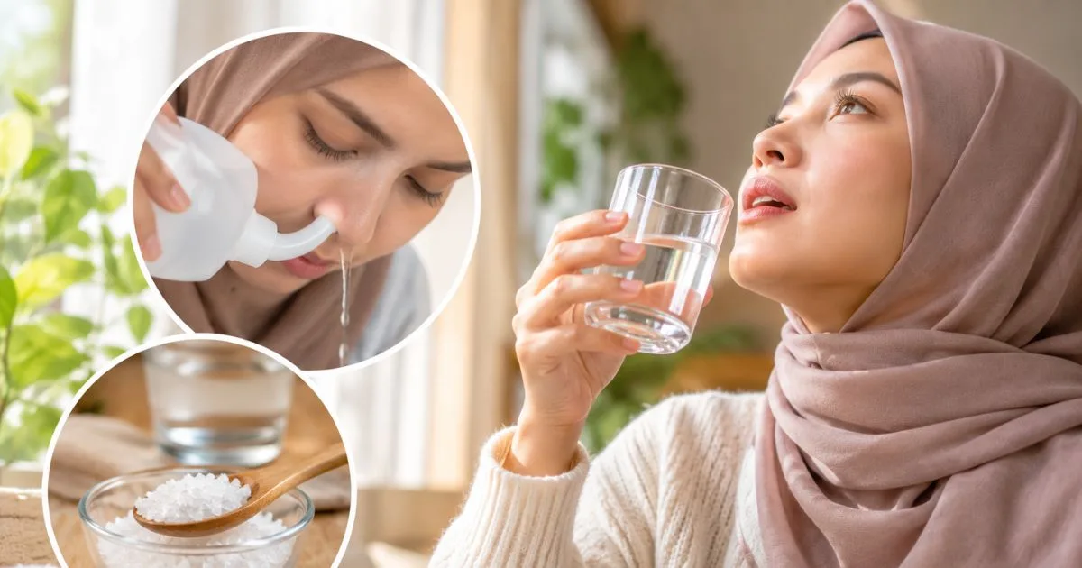 Air Garam Bukan Petua Biasa, Rupanya Boleh Bantu Legakan Selesema & Sakit Tekak Air Garam Bukan Petua Biasa, Rupanya Boleh Bantu Legakan Selesema & Sakit Tekak