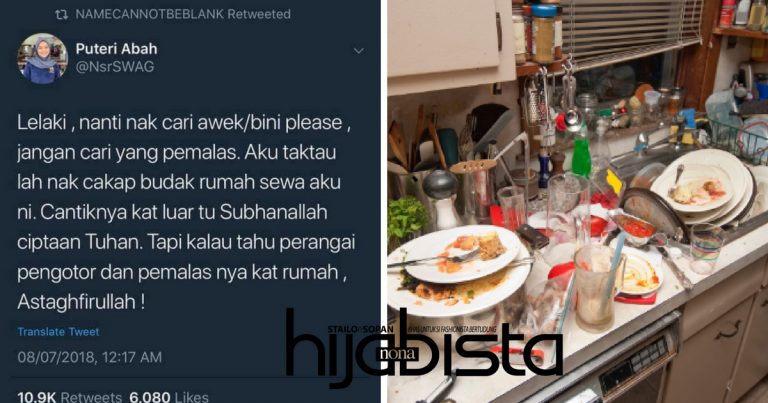 Realiti Kini, Perempuan Cantik Dan Bergaya Sebenarnya Pengotor Di Rumah?
