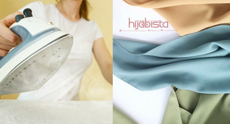 GOSOK Tudung Dengan Suhu IRON Dengan Betul, 7 Cara Ini Boleh Membantu Hijabis.