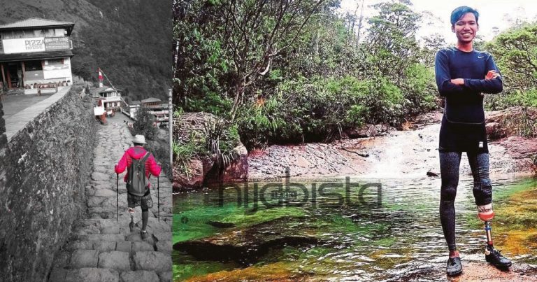 Hilang Sebelah KAKI Akibat Kemalangan Tak Halang PEMUDA Ini Tawan Antara Gunung Tertinggi Di Dunia. Wow!