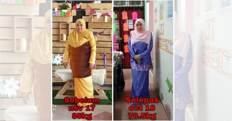 Dulu Pakai Baju Saiz 4XL, Kini Dah Boleh Masuk Saiz M. Plan Diet Kalori Diamalkan Wanita Ini Memang Power!